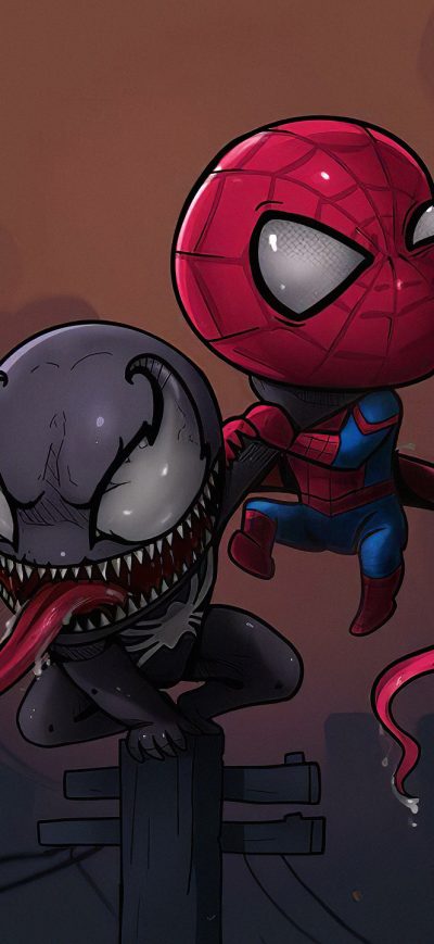 Fond d'écran iPhone Chibi Spider Venom