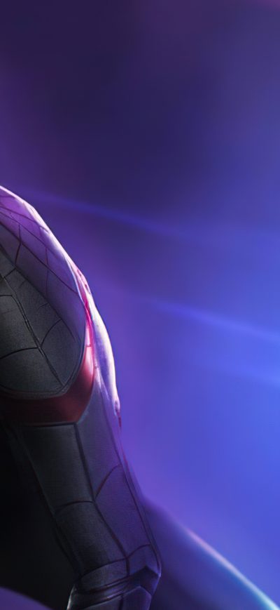Fond d'écran iPhone Black Spider Man Suit 4k