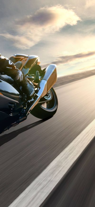 Fond d'écran iPhone 2022 Suzuki Hayabusa On Track