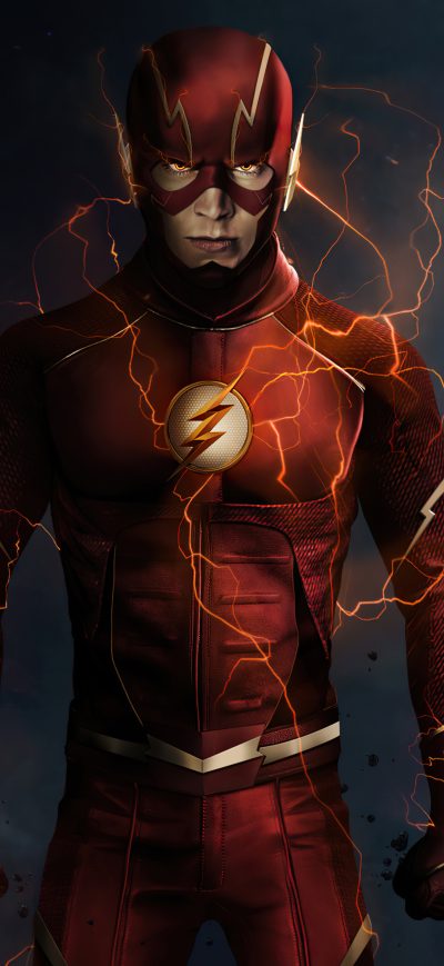 Fond d'écran iPhone The Flash Barry Allen 5k