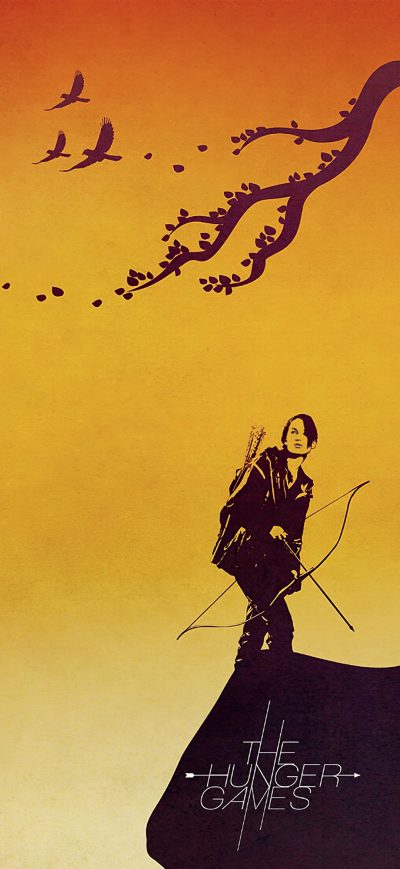 Fond d'écran iPhone The Hunger Gamers Minimal 4k