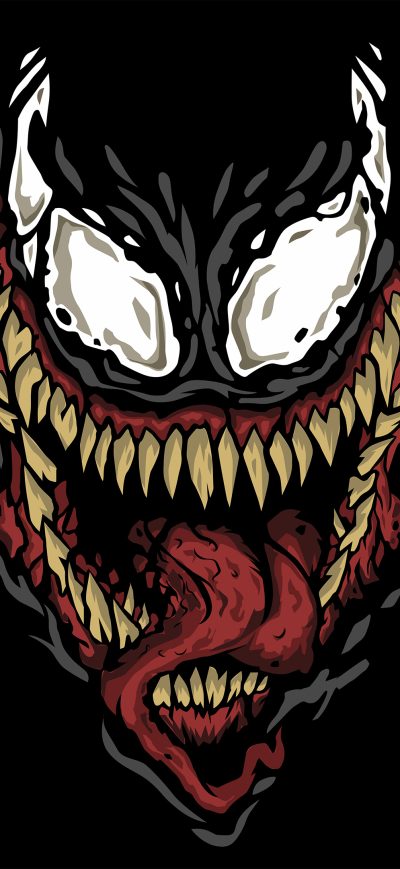 Fond d'écran iPhone Venom Minimalism 4k Art
