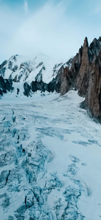 Fond d'écran iPhone Winters Mountains 4k