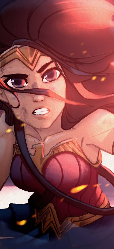 Fond d'écran iPhone Wonder Woman Animated