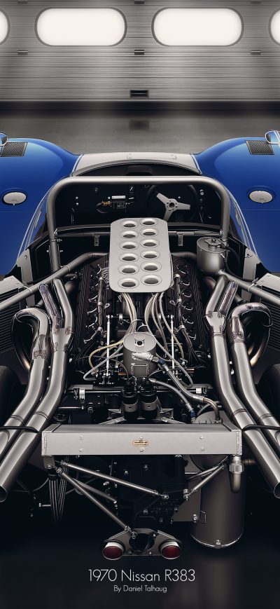 Fond d'écran Nissan R383 sur iPhone