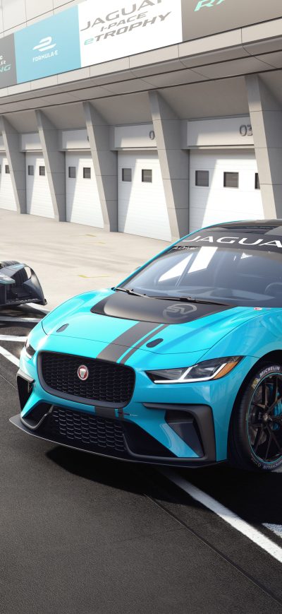 Fond d'écran iPhone Jaguar I Pace 2017