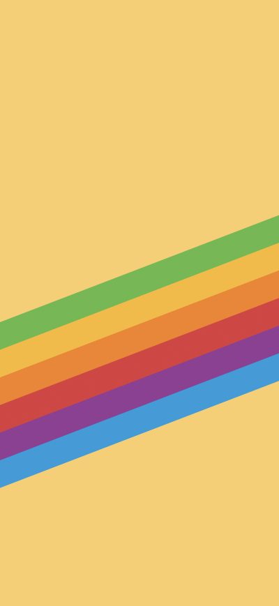 Fond d'écran iPhone Ios 11 Heritage Stripe Yellow