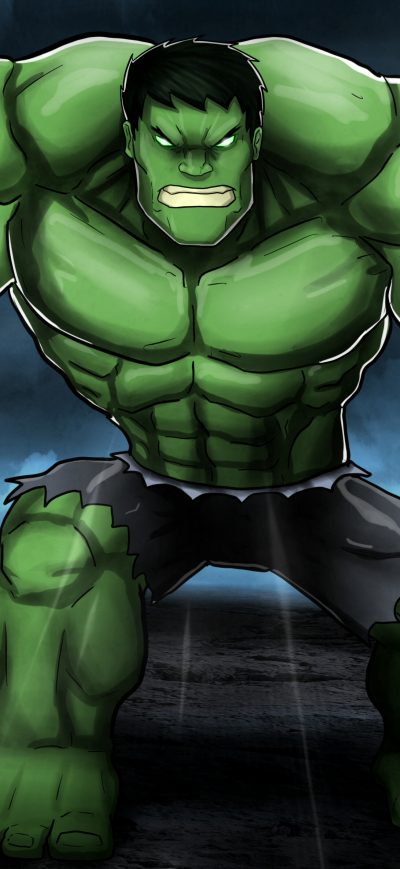 Fond d'écran iPhone Hulk 4k Artwork