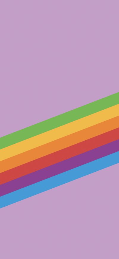 Fond d'écran iPhone Ios 11 Heritage Stripe Purple