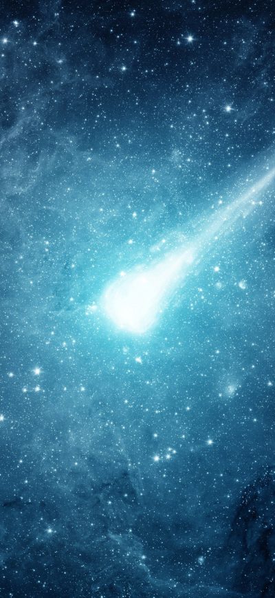 Fond d'écran iPhone Meteor Blue Light