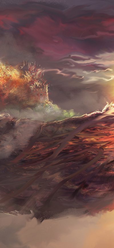 Fond d'écran iPhone Dragon Painting Art 4k
