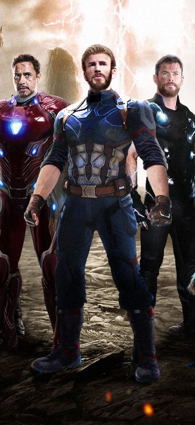 Fond d'écran iPhone Avengers Infinity War 2018 Movie Fan Art