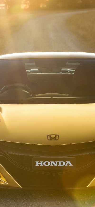 Fond d'écran iPhone Honda Nsx Gold 2019