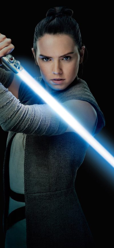 Fond d'écran iPhone Daisy Ridley As Rey Star Wars In The Last Jedi 4k