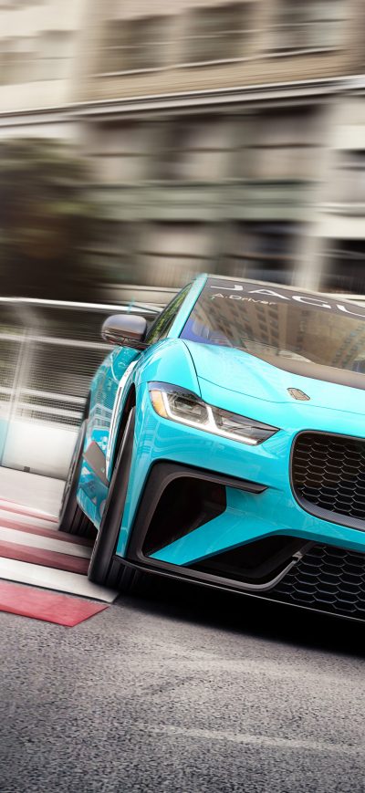 Fond d'écran iPhone Jaguar I Pace Etrophy