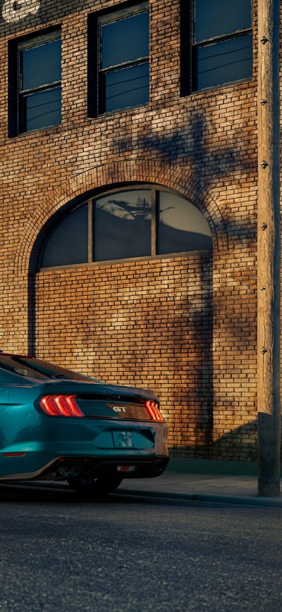 Fond d'écran Ford Mustang Gt 2019 4k sur iPhone
