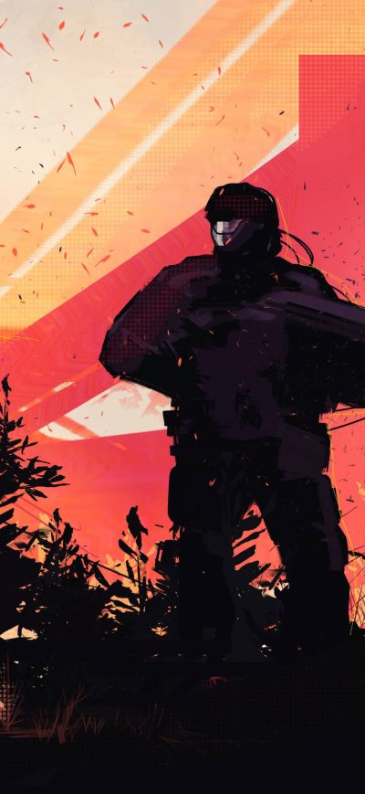 Fond d'écran iPhone Halo Poster 4k