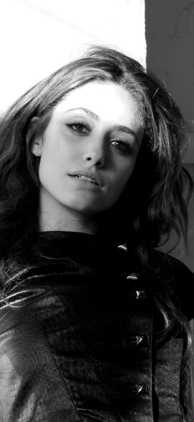 Fond d'écran iPhone Emmy Rossum Monochrome