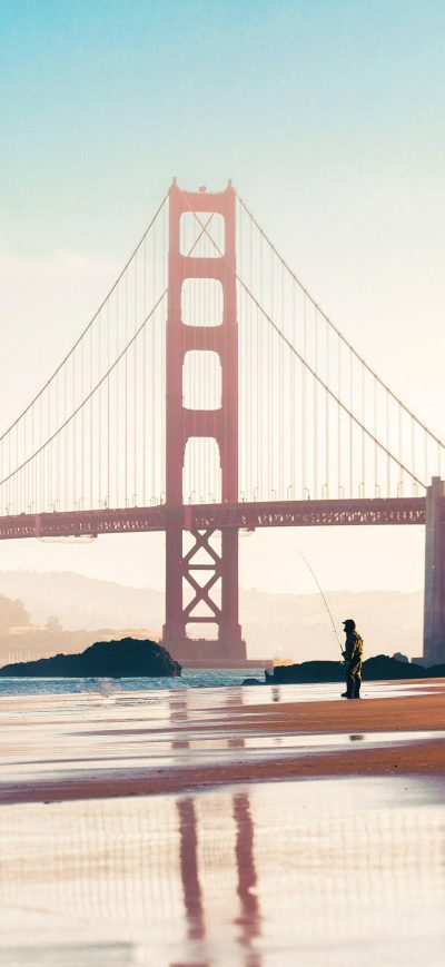 Fond d'écran iPhone Golden Gate Bridge San Francisco 4k