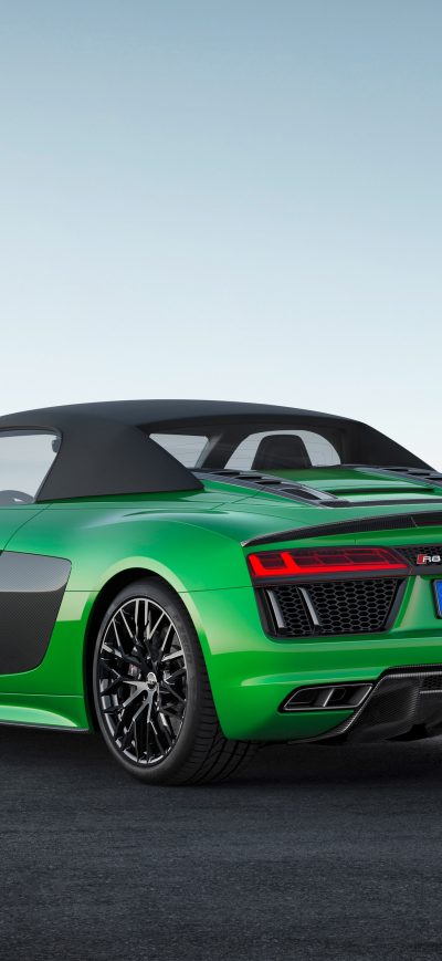 Fond d'écran iPhone Audi R8 Spyder V10 Plus 4k Rear