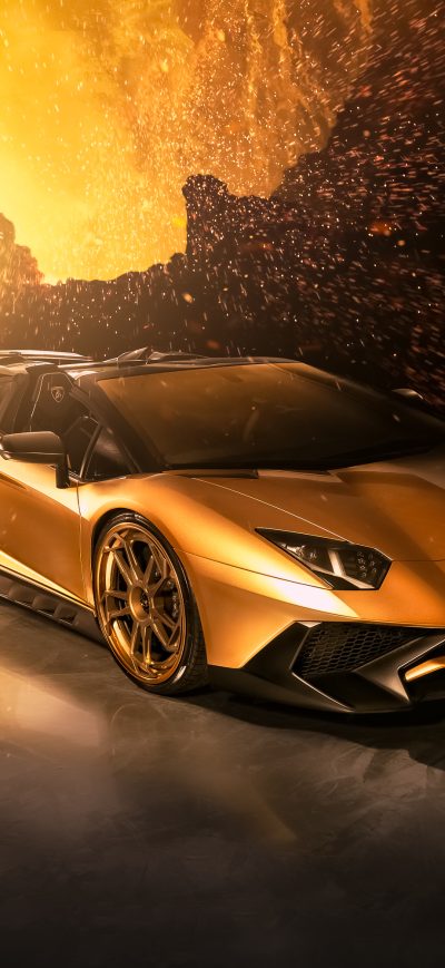 Fond d'écran Lamborghini Aventador New sur iPhone