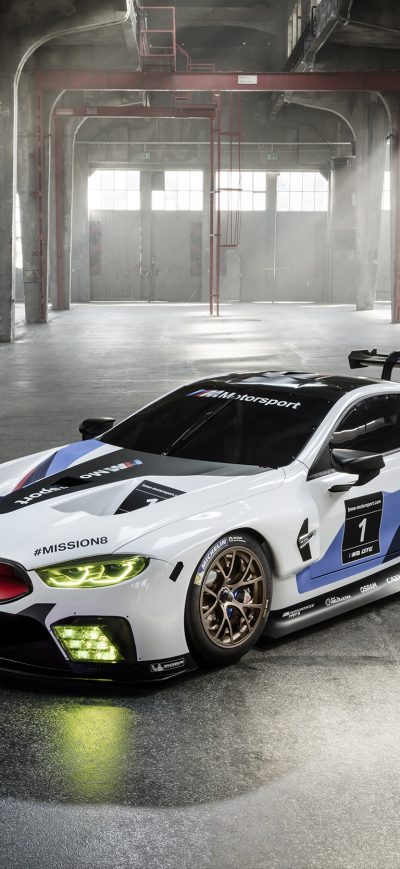 Fond d'écran iPhone BMW M8 GTE 2018 4k