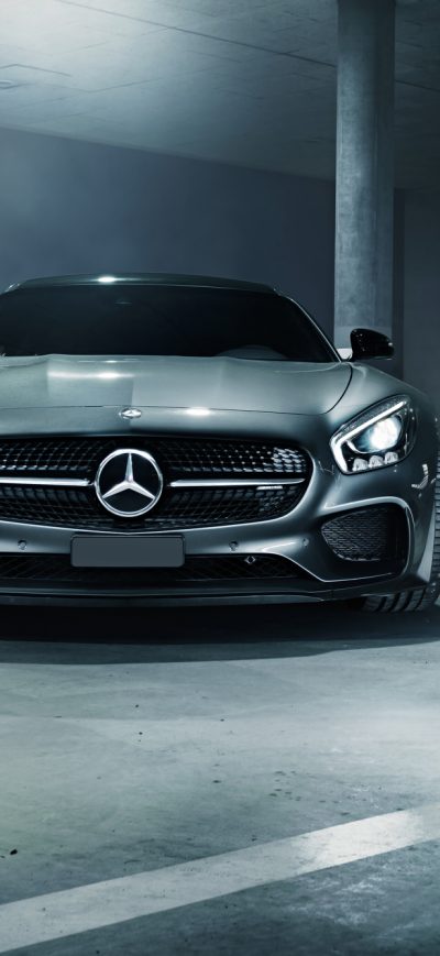 Fond d'écran iPhone Mercedes AMG GT S 2018 Front