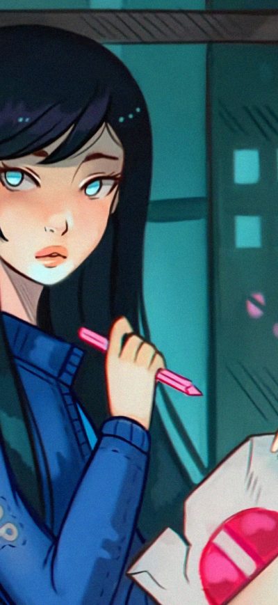 Fond d'écran iPhone Anime Girl Writing Love Note