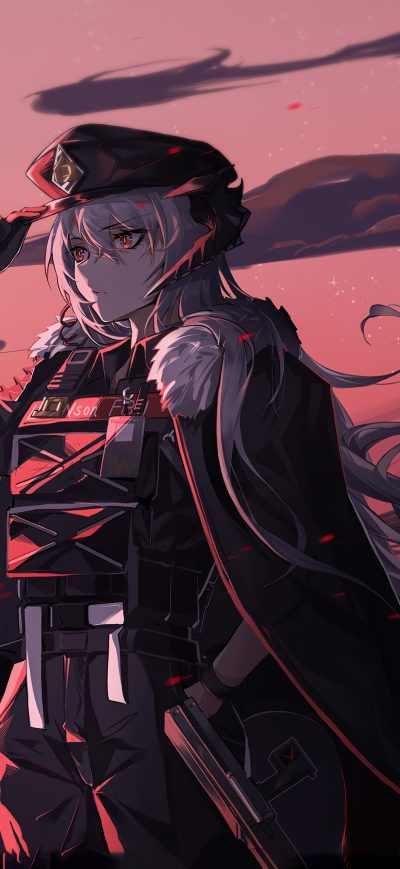 Fond d'écran iPhone Saria Arknights 4k