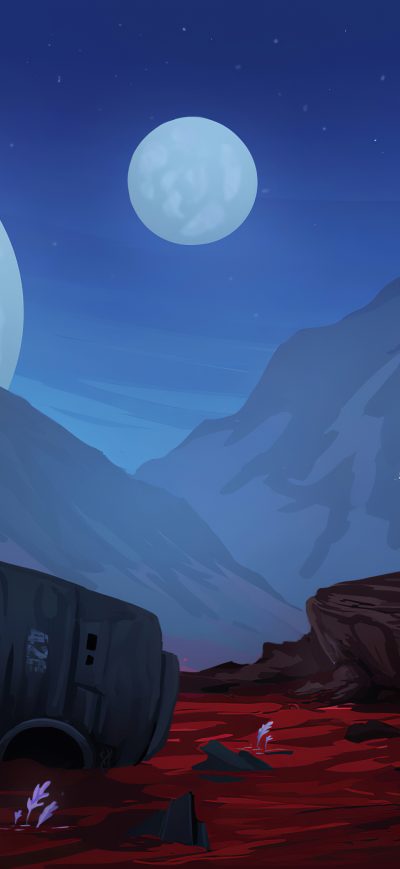 Fond d'écran Little Astronaut 4k sur iPhone