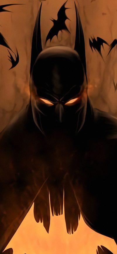 Fond d'écran iPhone Art Batman Bats
