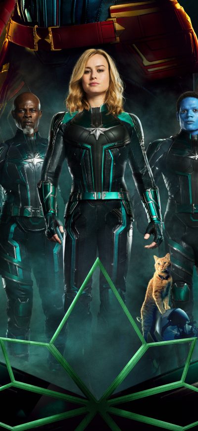Fond d'écran iPhone Captain Marvel 5k New