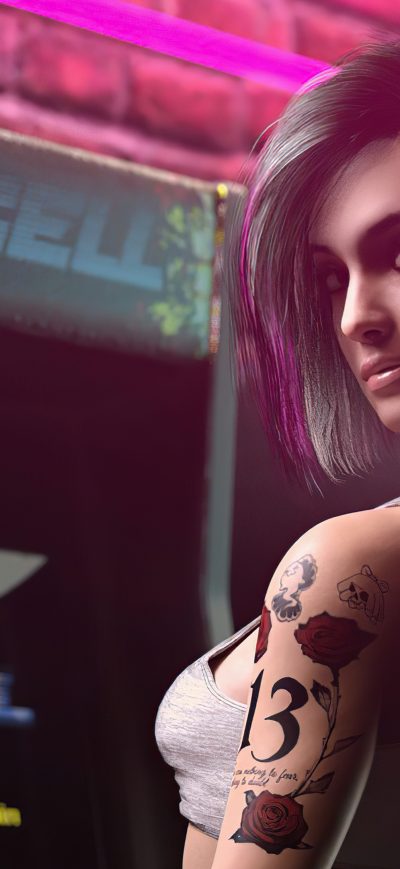 Fond d'écran iPhone Judy Alvarez Cyberpunk 2077 4k
