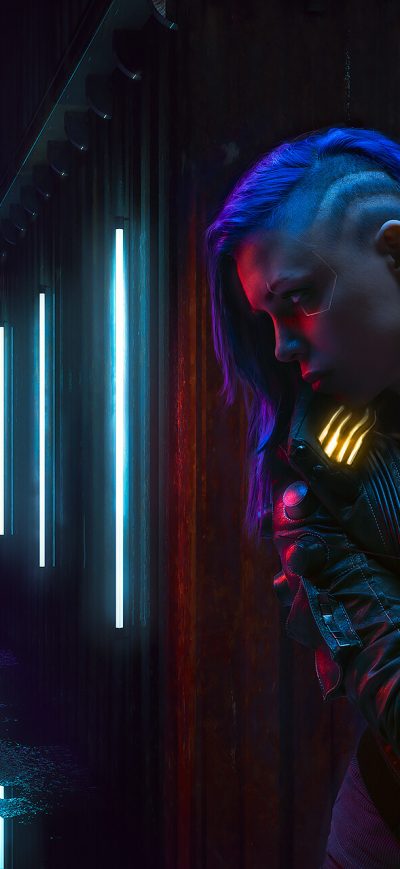 Fond d'écran iPhone Cyberpunk 2077 Art