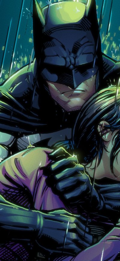 Fond d'écran iPhone Robin Crying In Batman Arms
