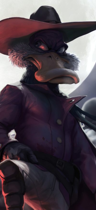 Fond d'écran iPhone Darkwing Duck Art 4k