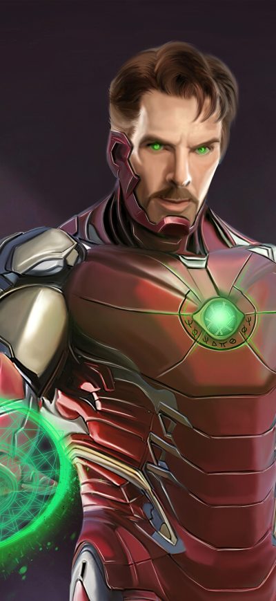 Fond d'écran iPhone Doctor Strange As Ironman