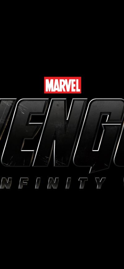 Fond d'écran iPhone Avengers Infinity War 2018 Logo