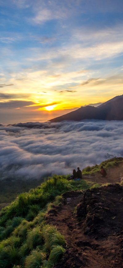 Fond d'écran iPhone Mount Batur