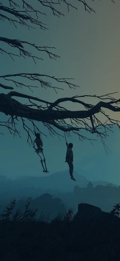 Fond d'écran iPhone The Witcher 3 Wild Hunt Minimalist