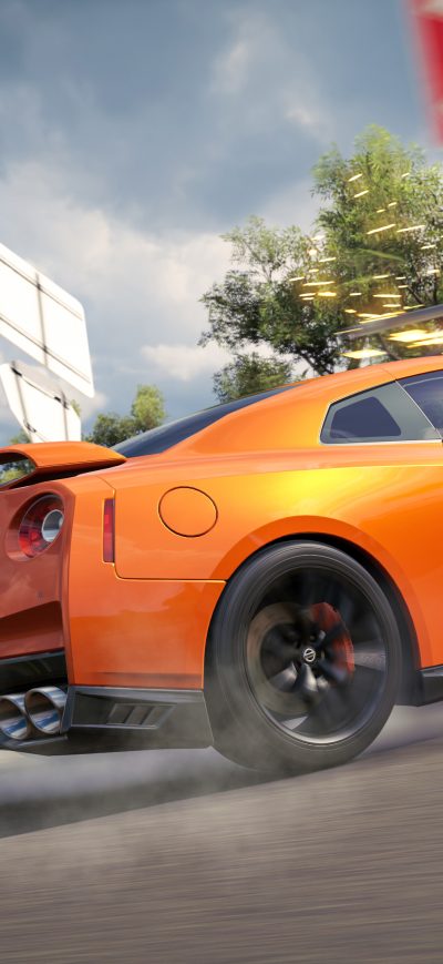 Fond d'écran iPhone Forza Horizon 3 Nissan Gtr Drift 4k