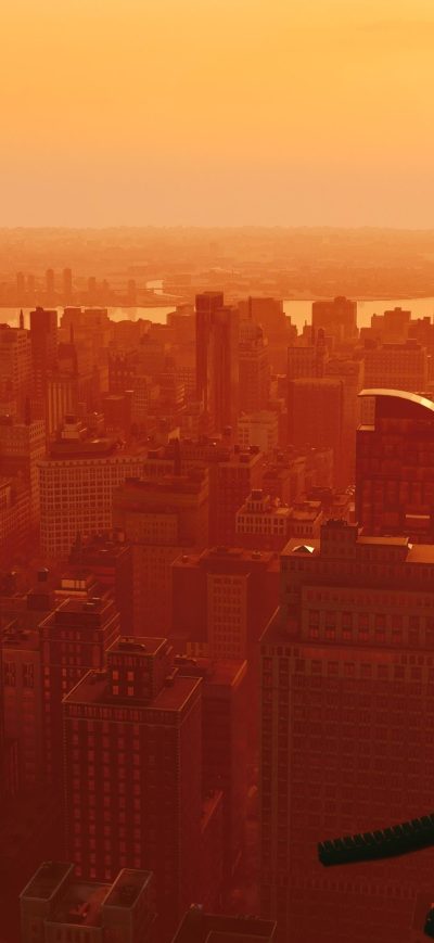 Fond d'écran iPhone Spiderman Over The City