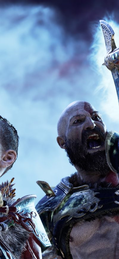 Fond d'écran iPhone Kratos God Of War Art