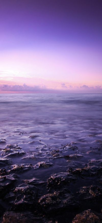 Fond d'écran iPhone Purple Seascape