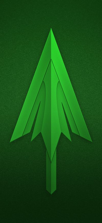 Fond d'écran Green Arrow Logo sur iPhone