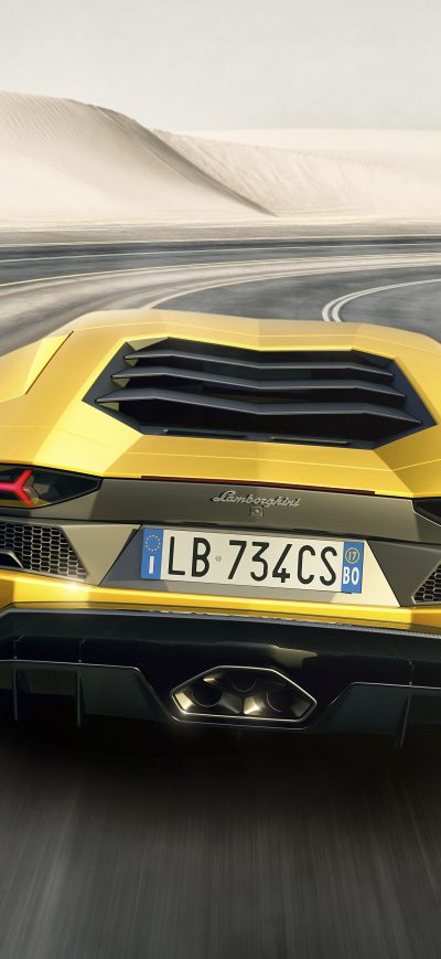 Fond d'écran Lamborghini Aventador LP 740 sur iPhone