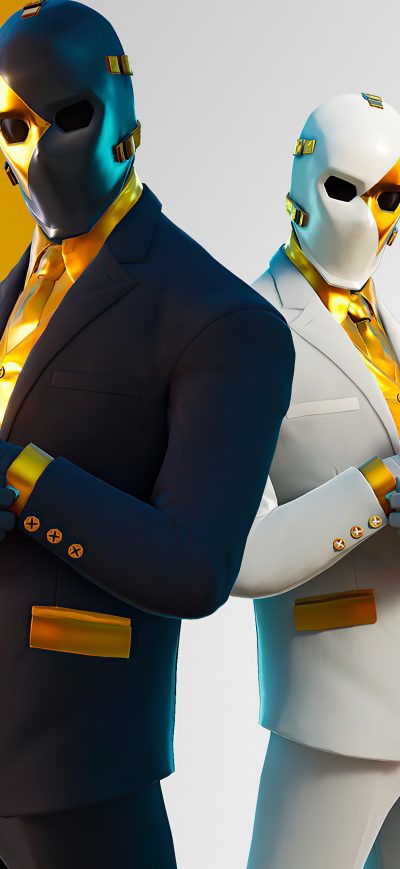 Fond d'écran iPhone Double Agent Fortnite 4k