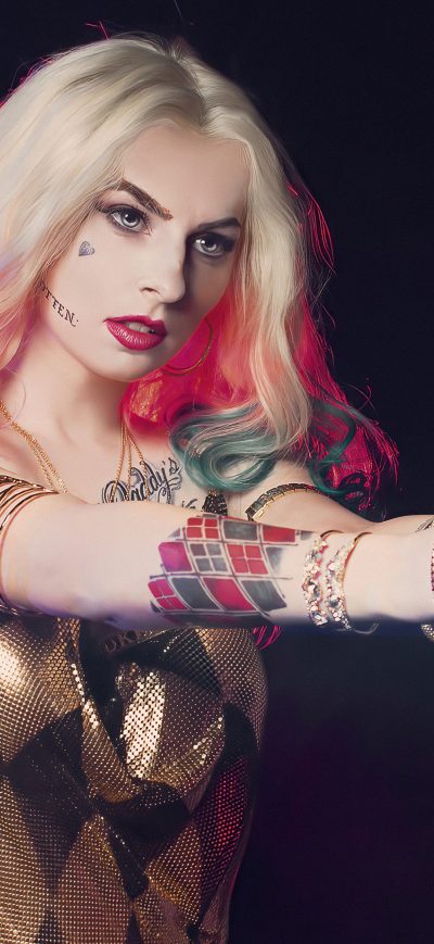Fond d'écran iPhone Harley Quinnn Cosplay
