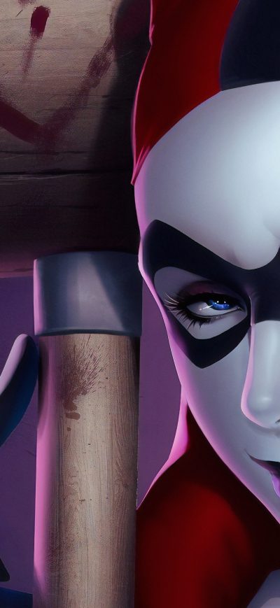 Fond d'écran Harley Quinn4k Art sur iPhone