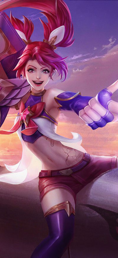 Fond d'écran iPhone Jinx League Of Legends Artwork 4k